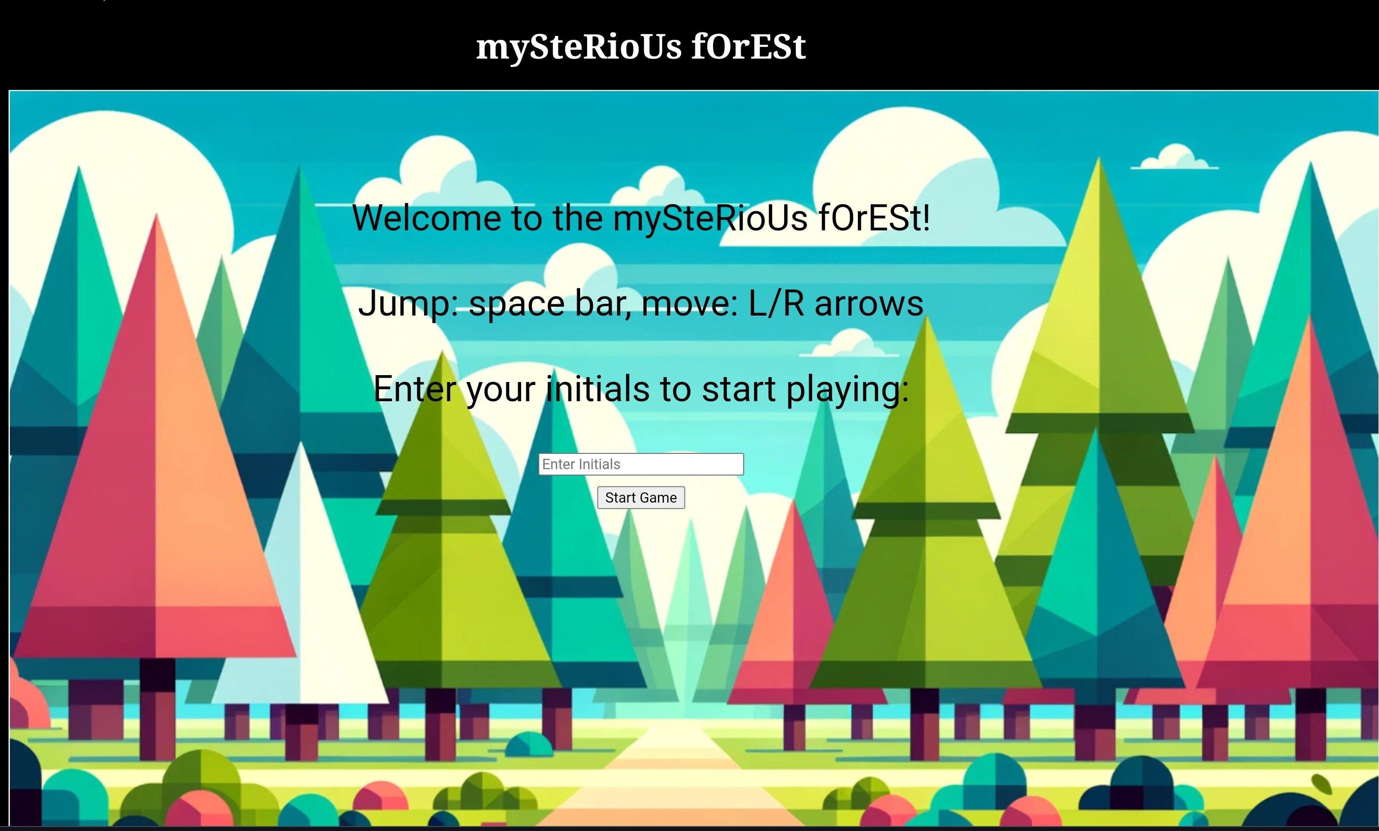 mYsteRIouS FoResT